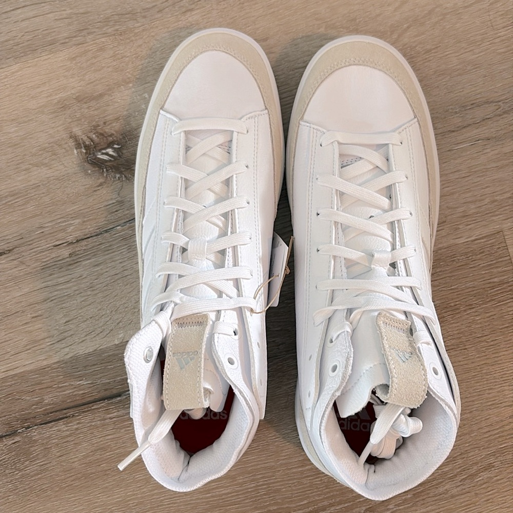 NIB [Adidas] ZNSORED Hi-Top Sneakers Cloud White Unisex Mens 11.5, Womens 12.5 - Picture 11 of 15